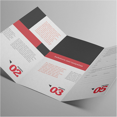 單張折頁設計印刷制作（A4）
